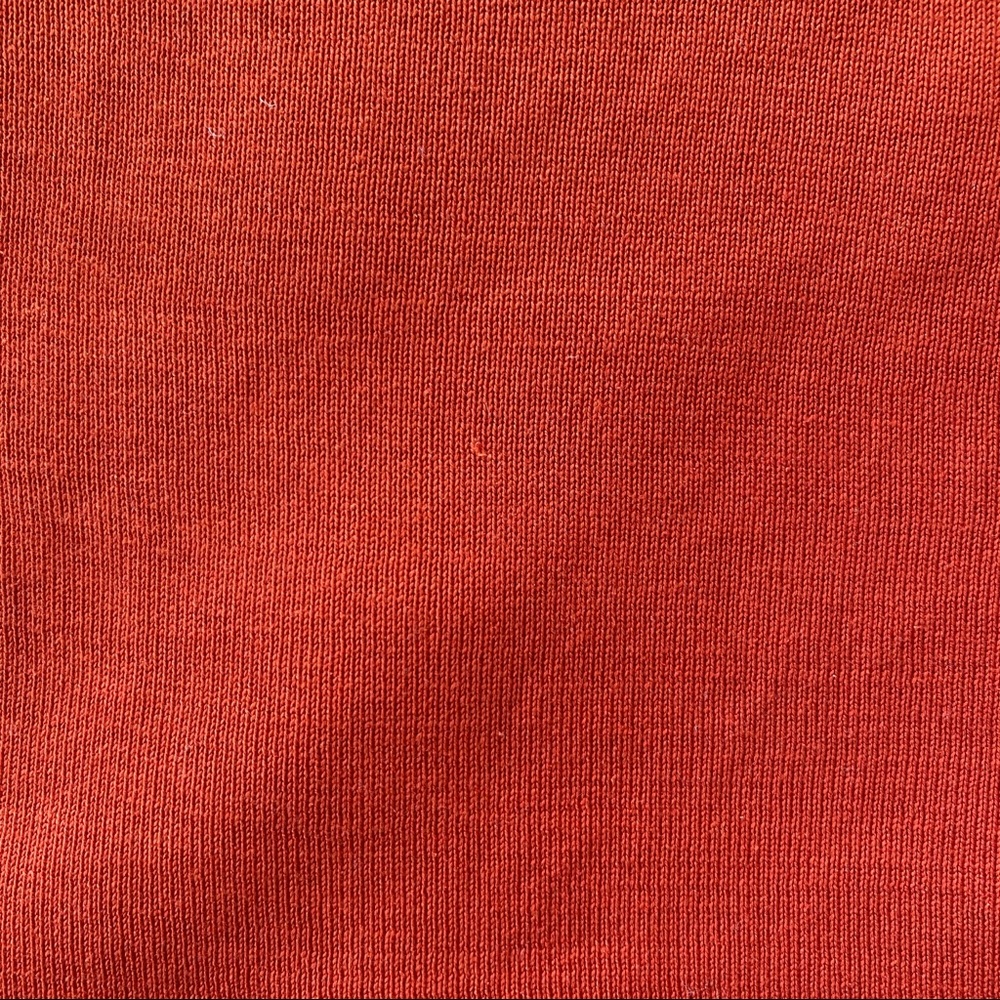 Josie Natori Orange Silk Scoop Neck Tank Top - Picture 2 of 7